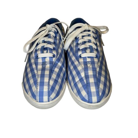 Easy Spirit Women's Checkered Gingham Sneakers Shoes Blue White Sz 9.5N Comfy - Picture 3 of 12